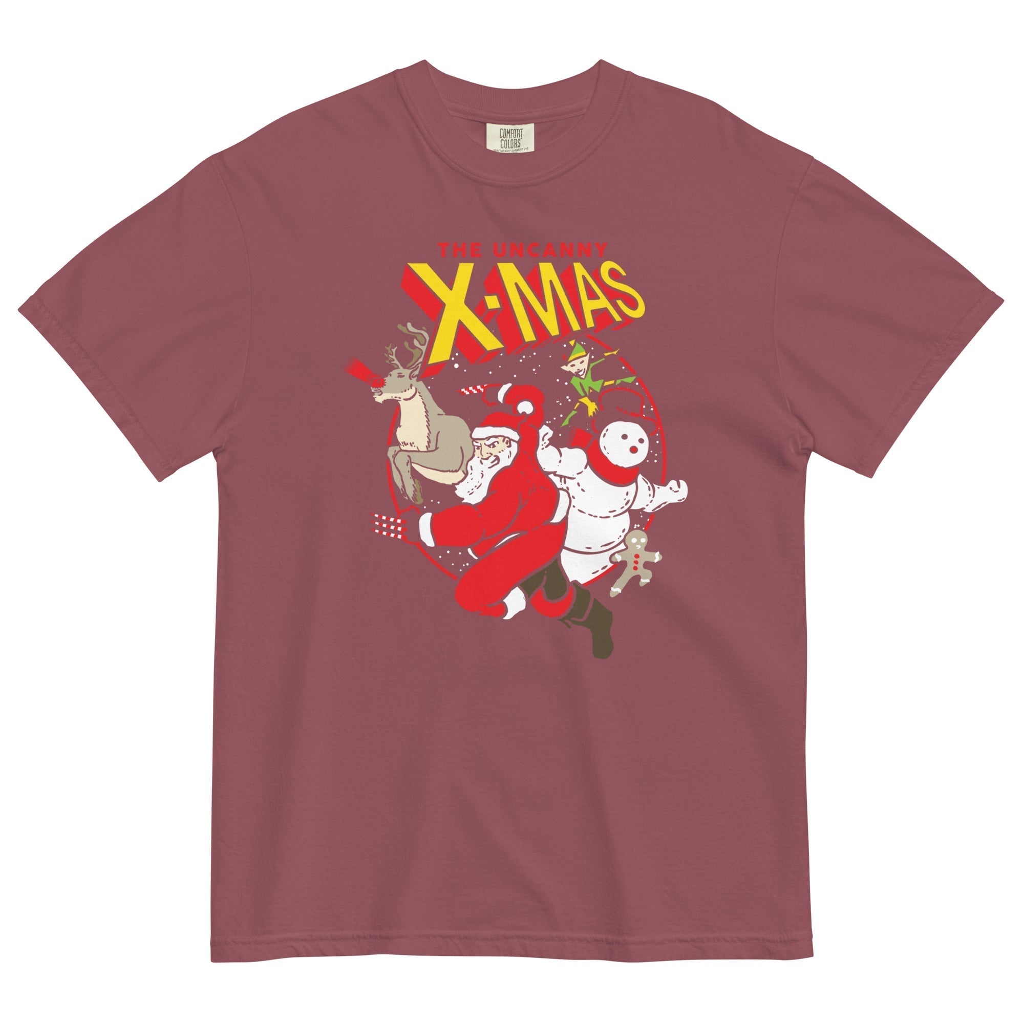The Uncanny X-Mas Men's Relaxed Fit Tee Hoodie, Sweatshirt | CoreVibeTees.com (Image 1)
