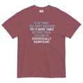 Try 2 More Times So That Your Failure Is Statistically Significant Men's Relaxed Fit Tee Hoodie, Sweatshirt (Image 1)