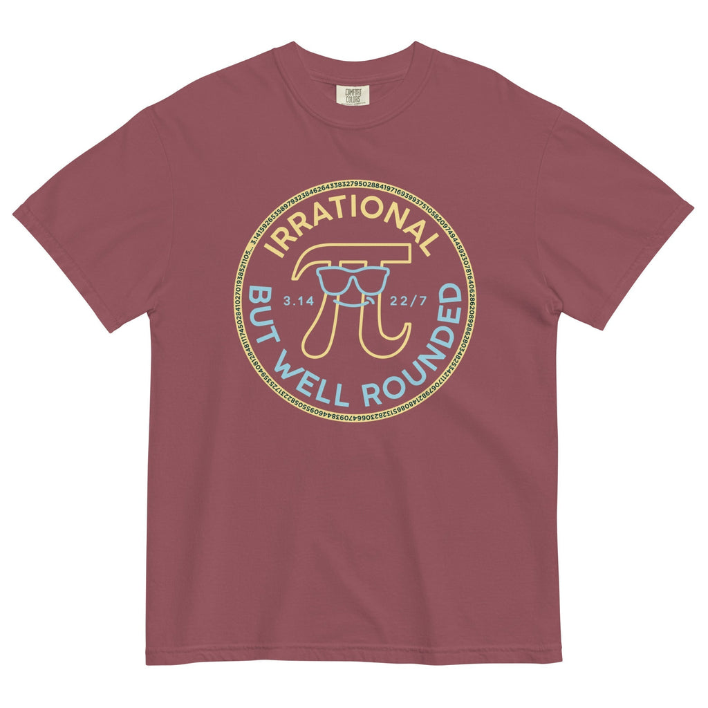 Irrational But Well Rounded Men's Relaxed Fit Tee Hoodie, Sweatshirt | CoreVibeTees.com (Image 2)