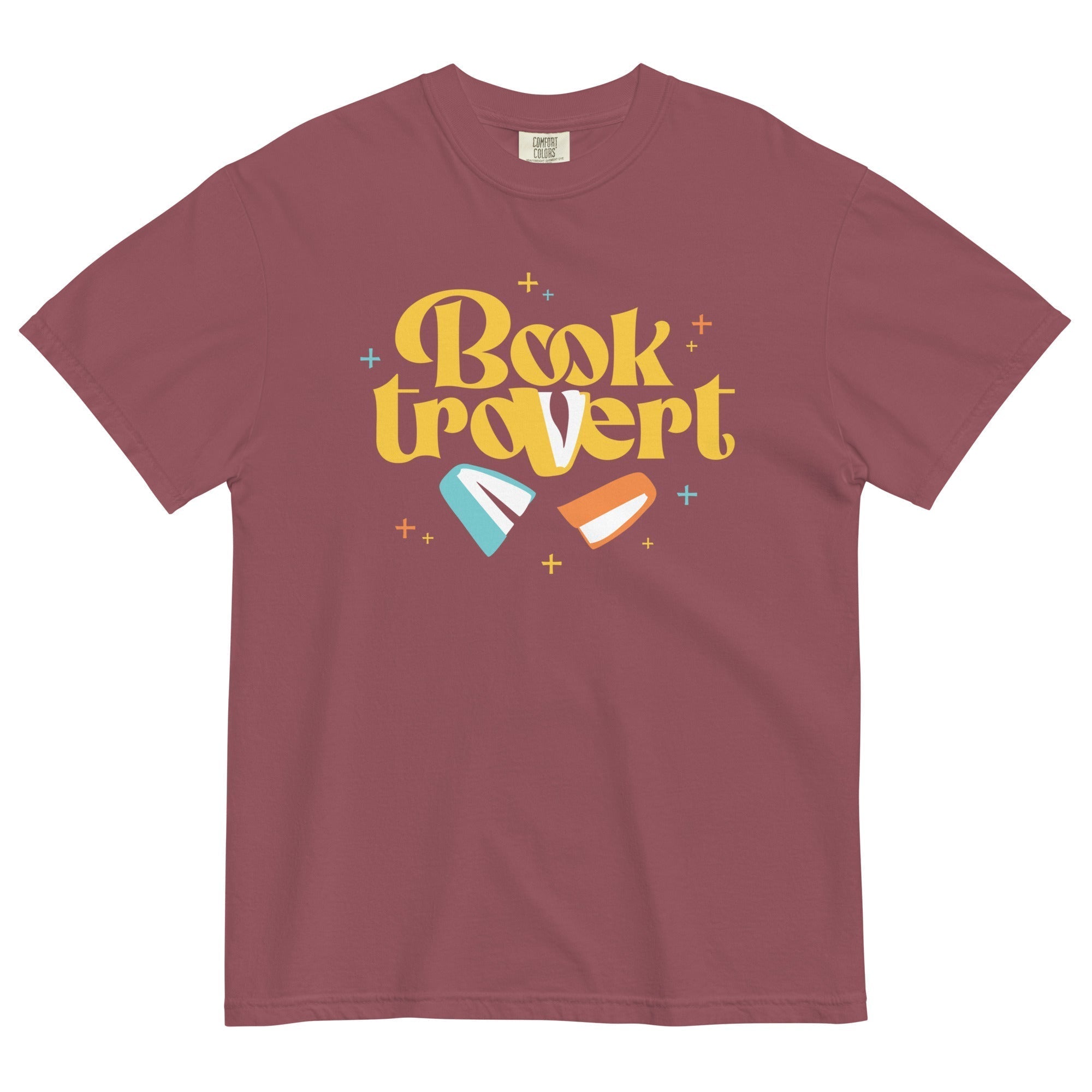 Booktrovert Men's Relaxed Fit Tee Hoodie, Sweatshirt | CoreVibeTees.com (Image 1)