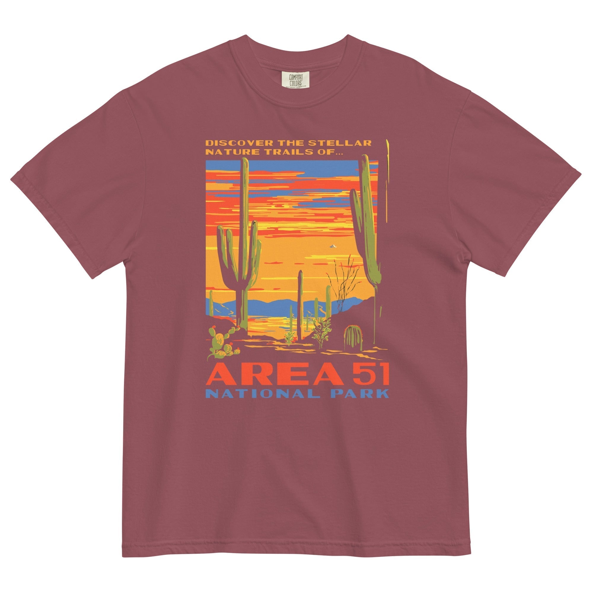 Area 51 National Park Men's Relaxed Fit Tee Hoodie, Sweatshirt | CoreVibeTees.com (Image 4)