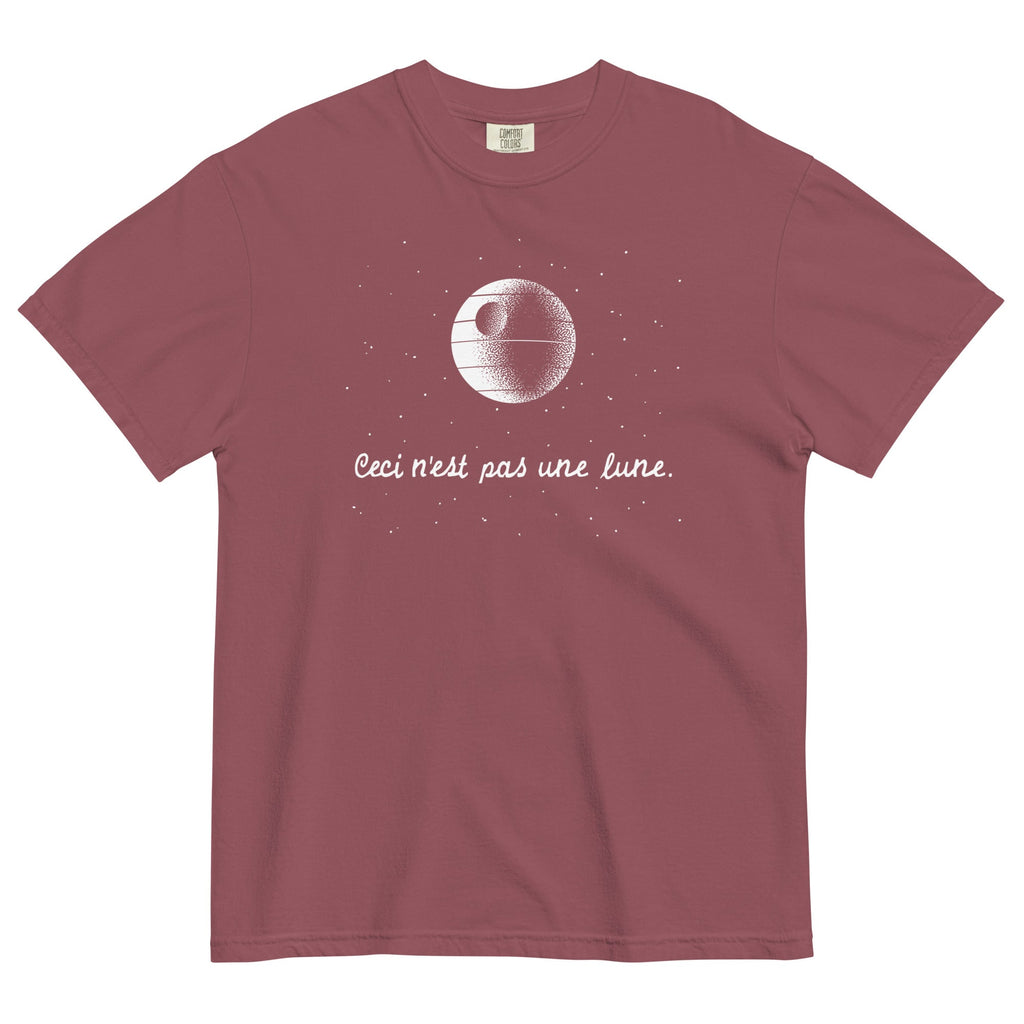This Is Not A Moon Men's Relaxed Fit Tee Hoodie, Sweatshirt | CoreVibeTees.com (Image 4)