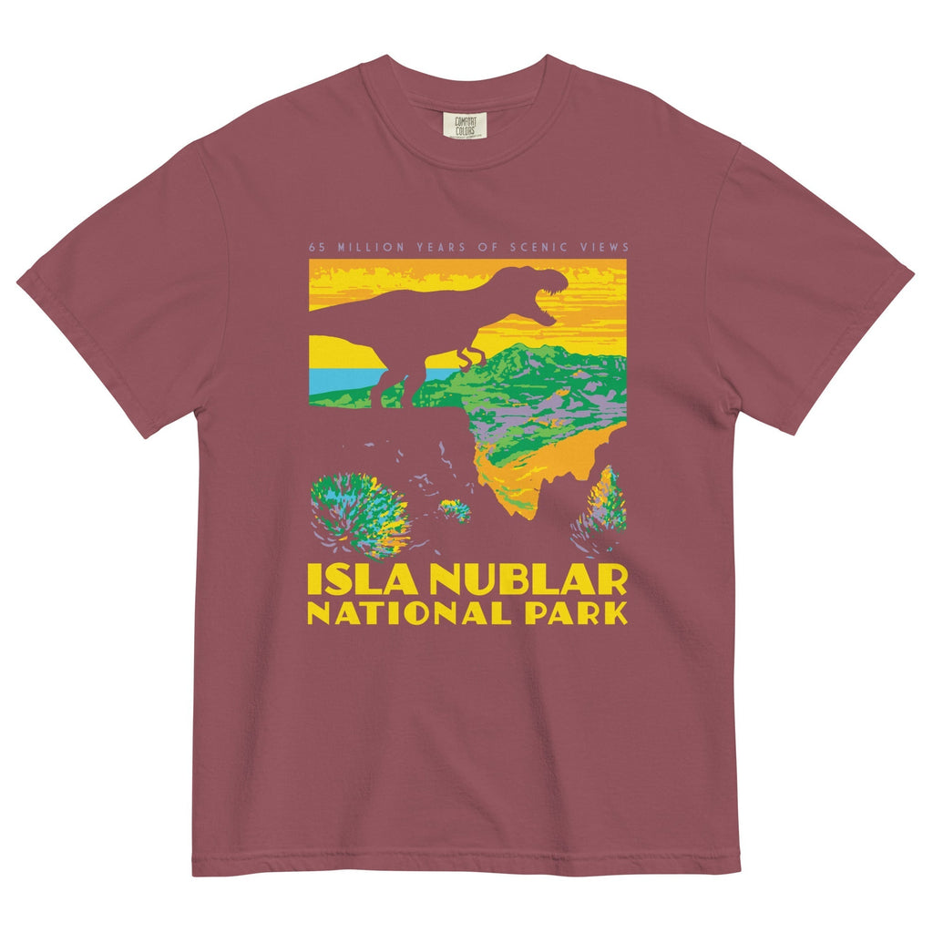 Isla Nublar National Park Men's Relaxed Fit Tee Hoodie, Sweatshirt | CoreVibeTees.com (Image 5)