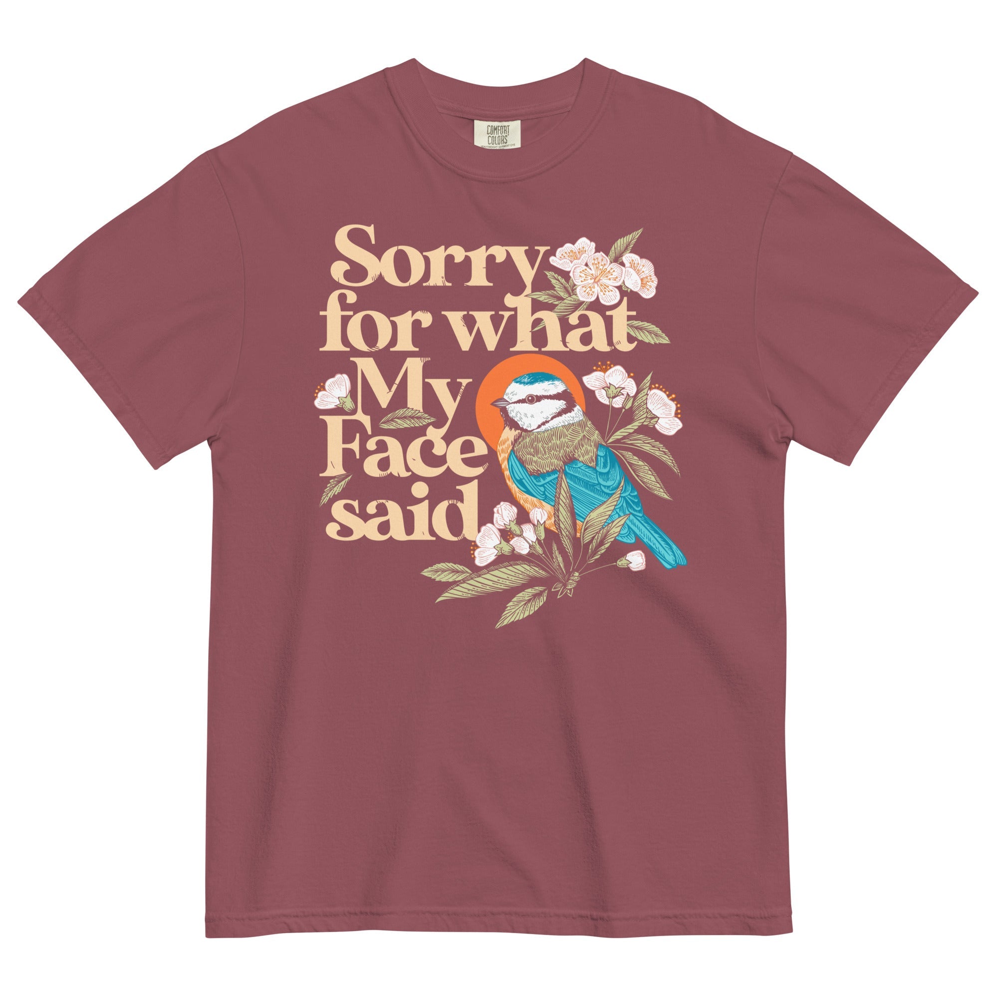Sorry For What My Face Said Men's Relaxed Fit Tee
