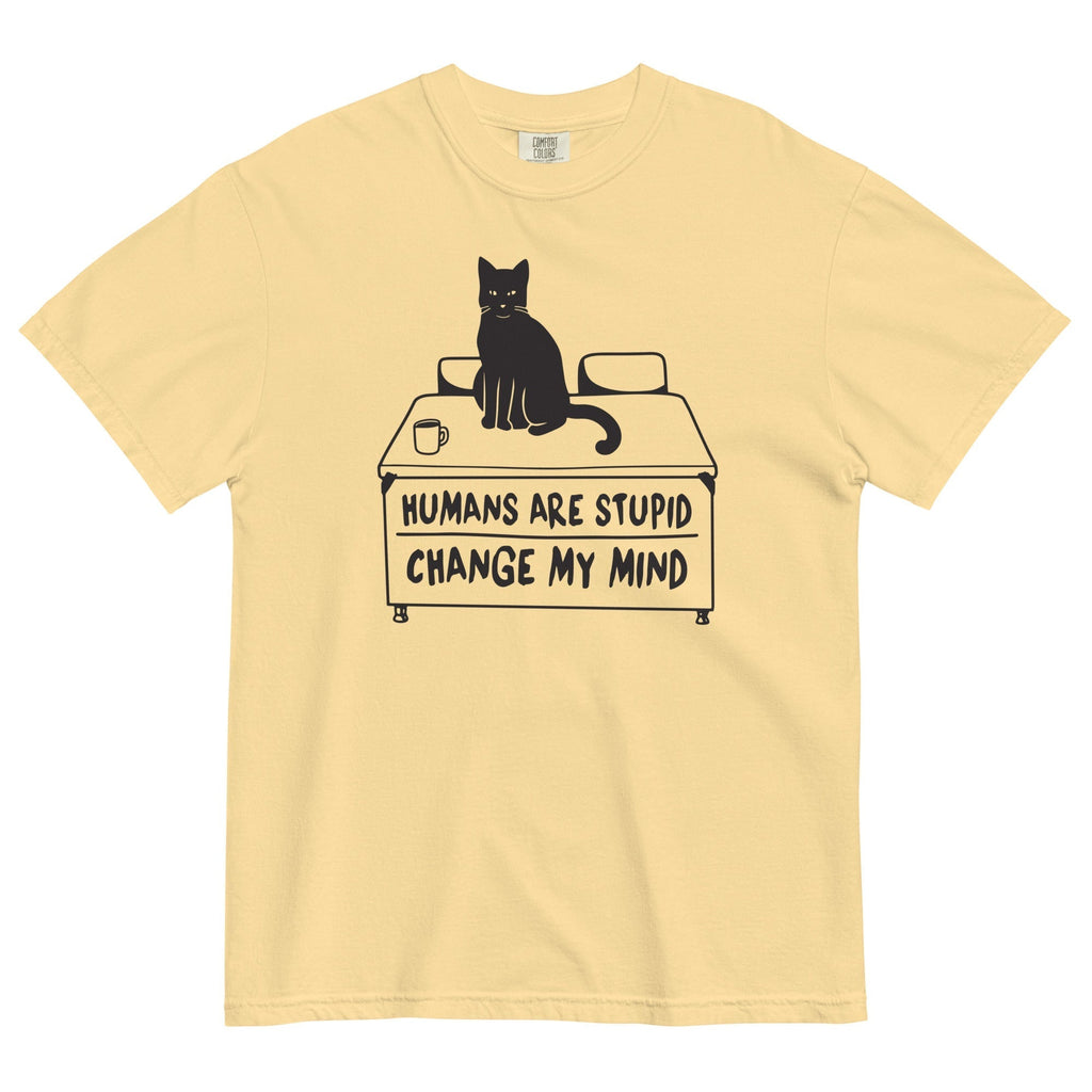 Humans Are Stupid Men's Relaxed Fit Tee Hoodie, Sweatshirt | CoreVibeTees.com (Image 5)