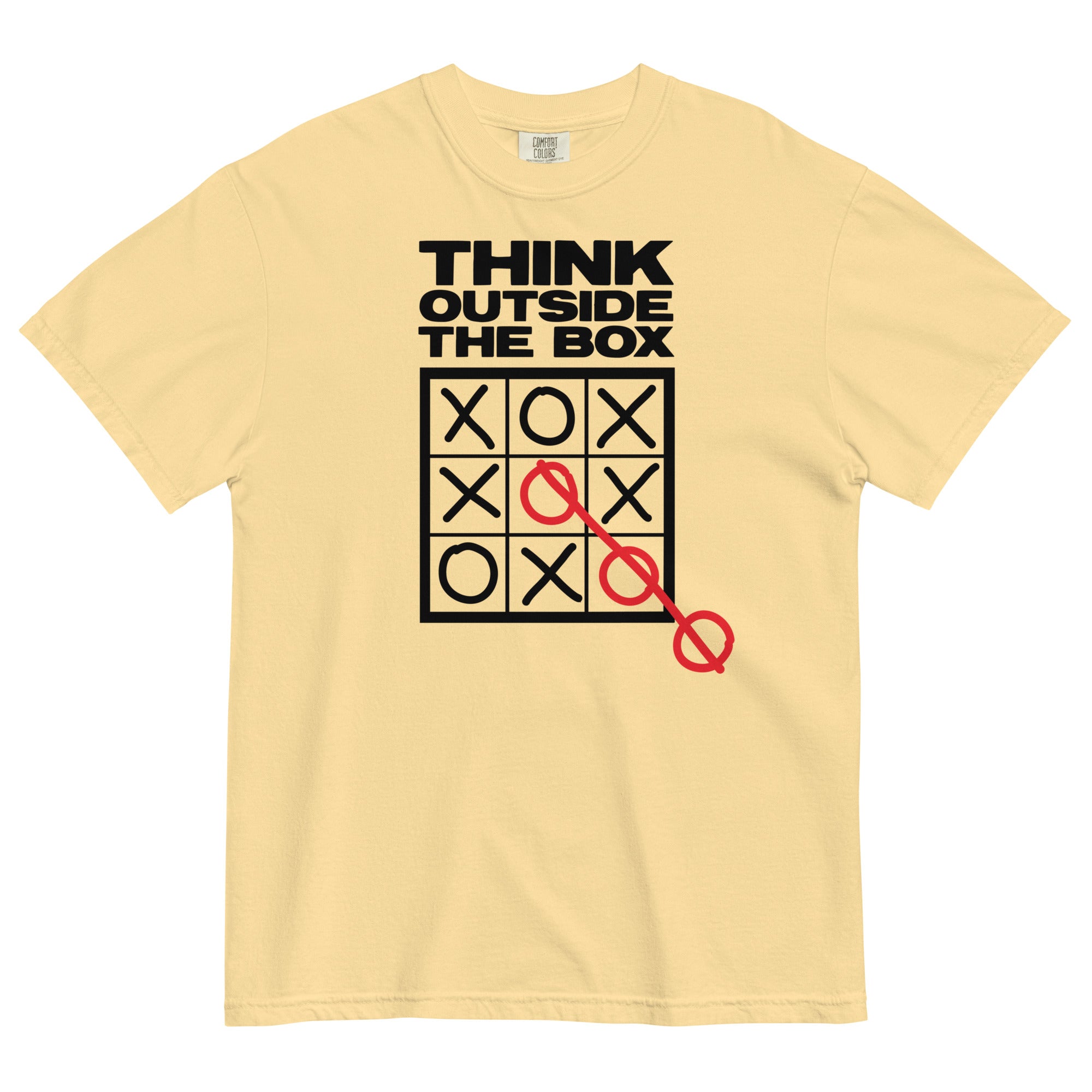 Think Outside The Box Men's Relaxed Fit Tee Hoodie, Sweatshirt | CoreVibeTees.com (Image 5)