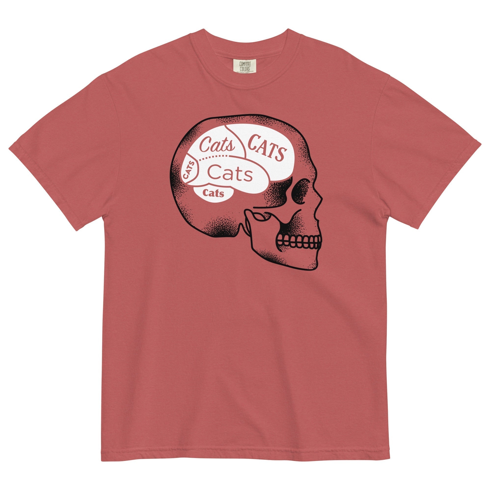Cats On The Brain Men's Relaxed Fit Tee Hoodie, Sweatshirt | CoreVibeTees.com (Image 2)