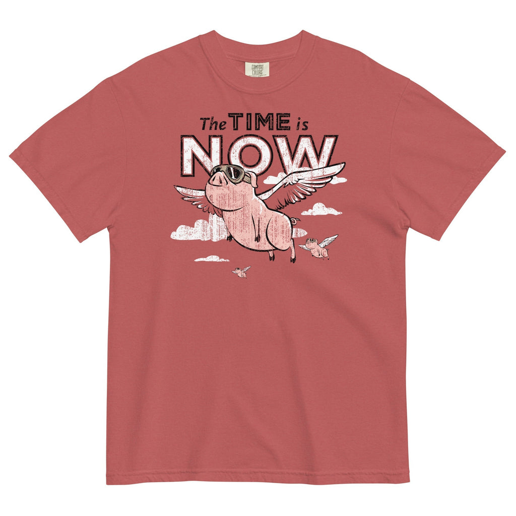 The Time Is Now Men's Relaxed Fit Tee Hoodie, Sweatshirt | CoreVibeTees.com (Image 2)