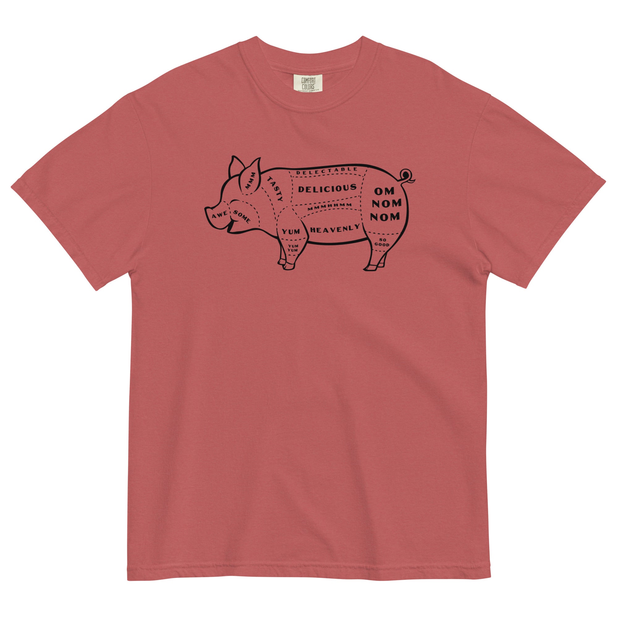 Tasty Pig Cuts Men's Relaxed Fit Tee Hoodie, Sweatshirt | CoreVibeTees.com (Image 2)