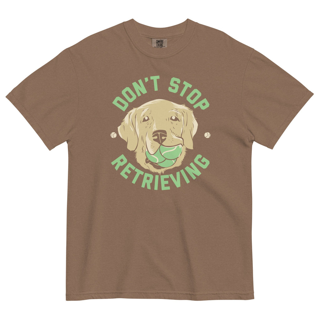Don't Stop Retrieving Men's Relaxed Fit Tee Hoodie, Sweatshirt | CoreVibeTees.com (Image 5)