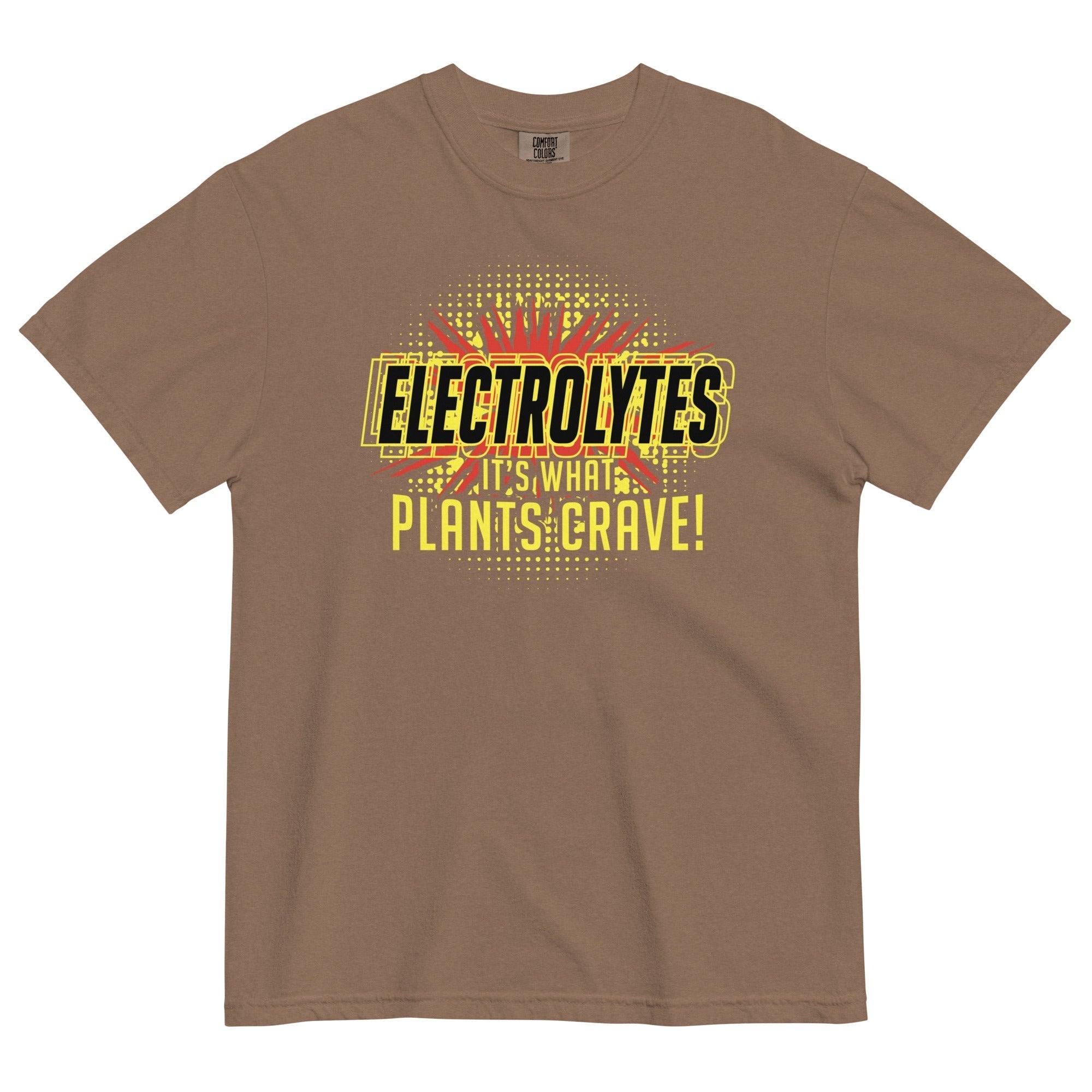 Electrolytes, It's What Plants Crave! Men's Relaxed Fit Tee Hoodie, Sweatshirt | CoreVibeTees.com (Image 5)