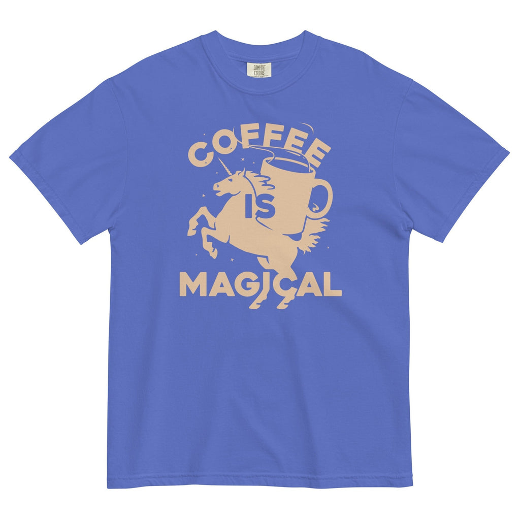 Coffee Is Magical Men's Relaxed Fit Tee Hoodie, Sweatshirt | CoreVibeTees.com (Image 4)
