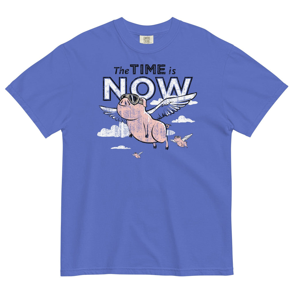 The Time Is Now Men's Relaxed Fit Tee Hoodie, Sweatshirt | CoreVibeTees.com (Image 3)