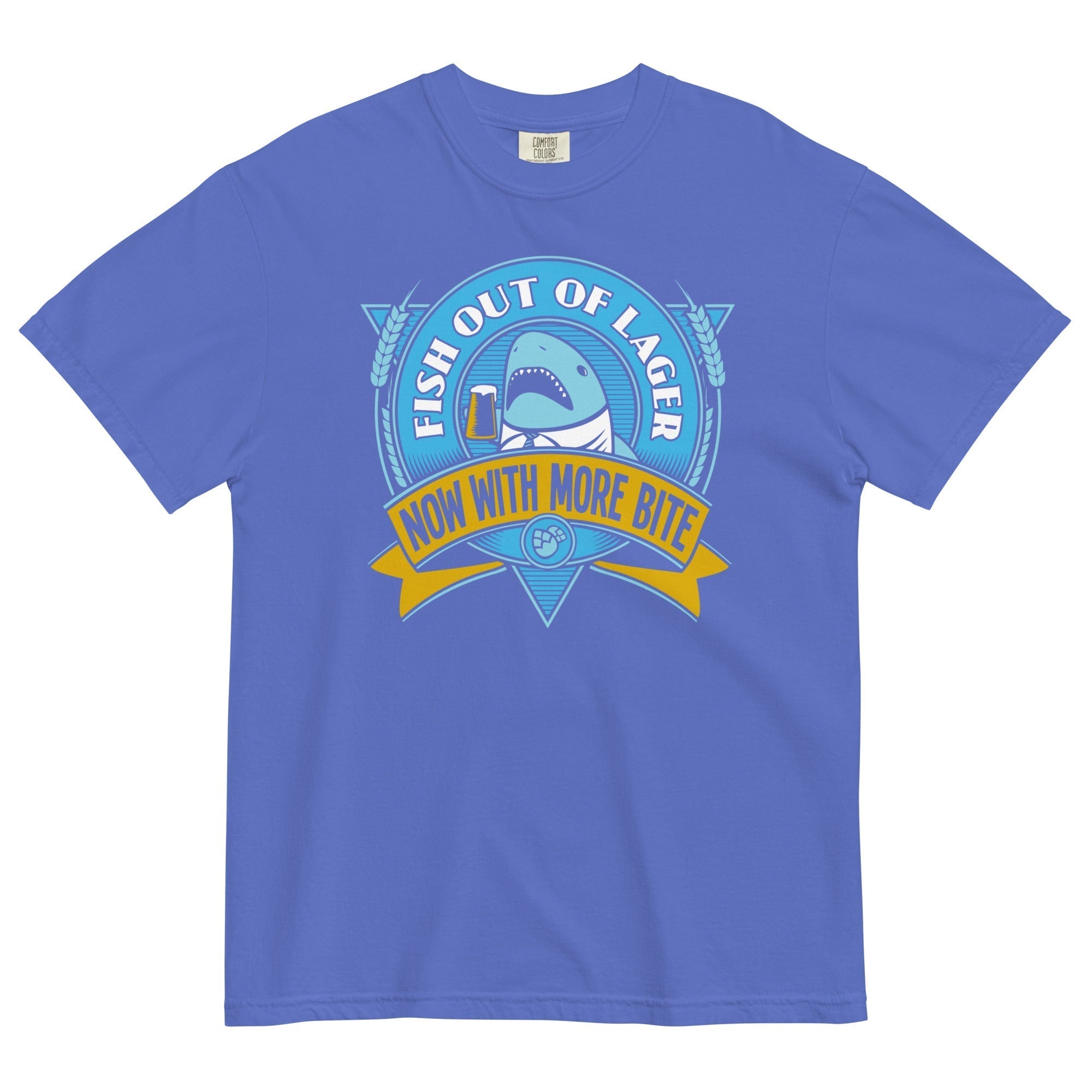 Fish Out Of Lager Men's Relaxed Fit Tee Hoodie, Sweatshirt | CoreVibeTees.com (Image 1)