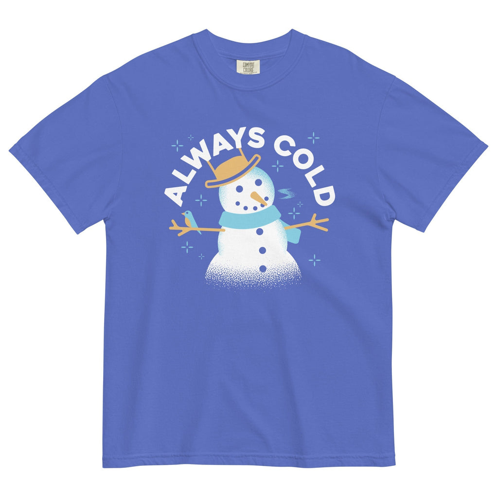 Always Cold Men's Relaxed Fit Tee Hoodie, Sweatshirt | CoreVibeTees.com (Image 1)
