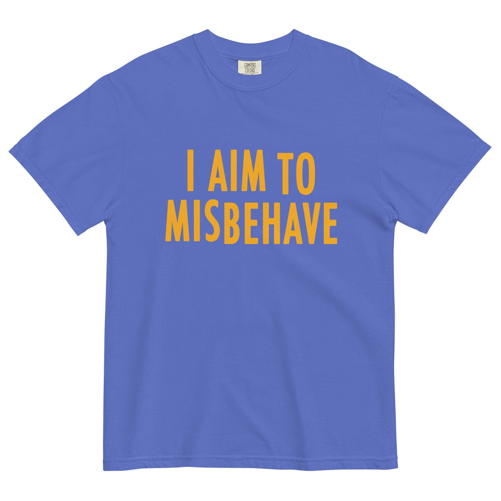 I Aim To Misbehave Men's Relaxed Fit Tee Hoodie, Sweatshirt | CoreVibeTees.com (Image 5)
