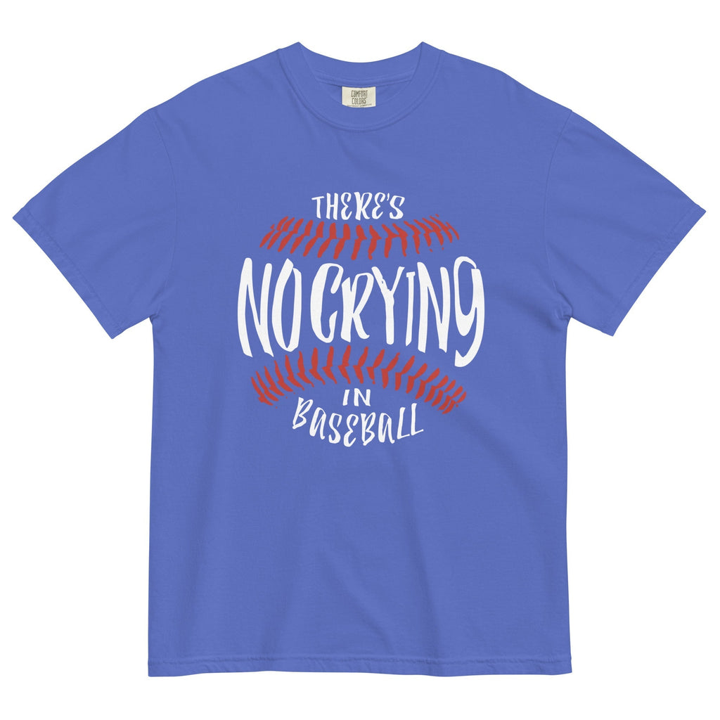 There's No Crying In Baseball Men's Relaxed Fit Tee Hoodie, Sweatshirt | CoreVibeTees.com (Image 5)