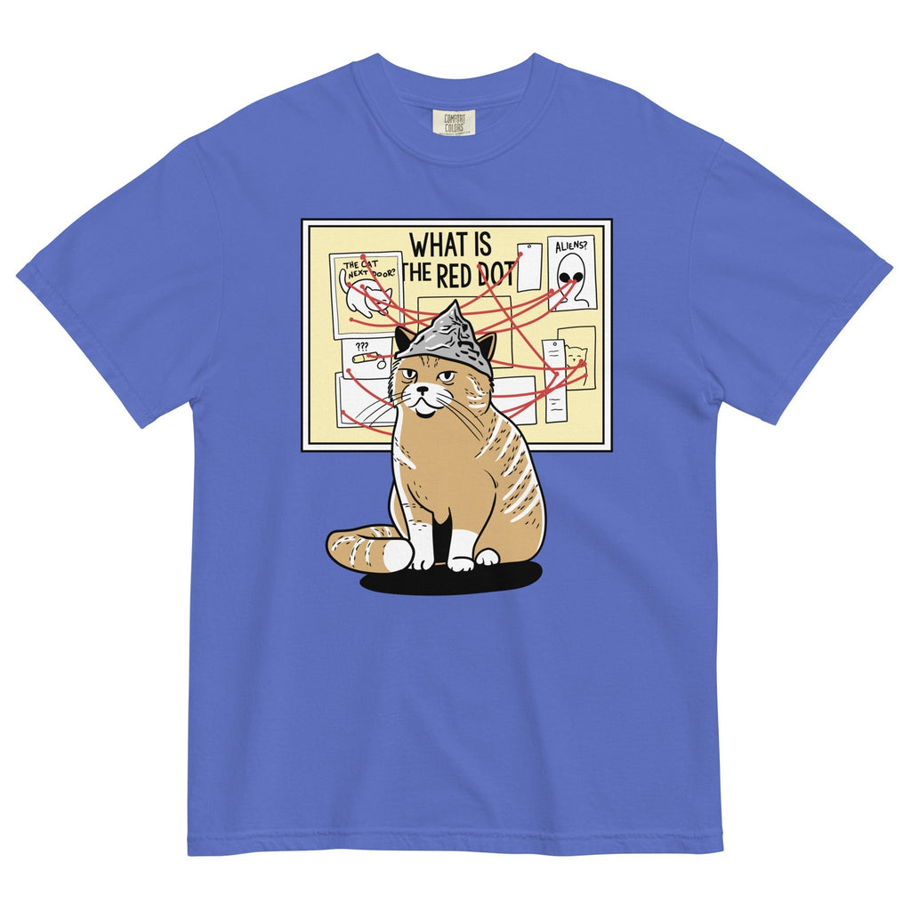What Is The Red Dot? Men's Relaxed Fit Tee Hoodie, Sweatshirt | CoreVibeTees.com (Image 1)
