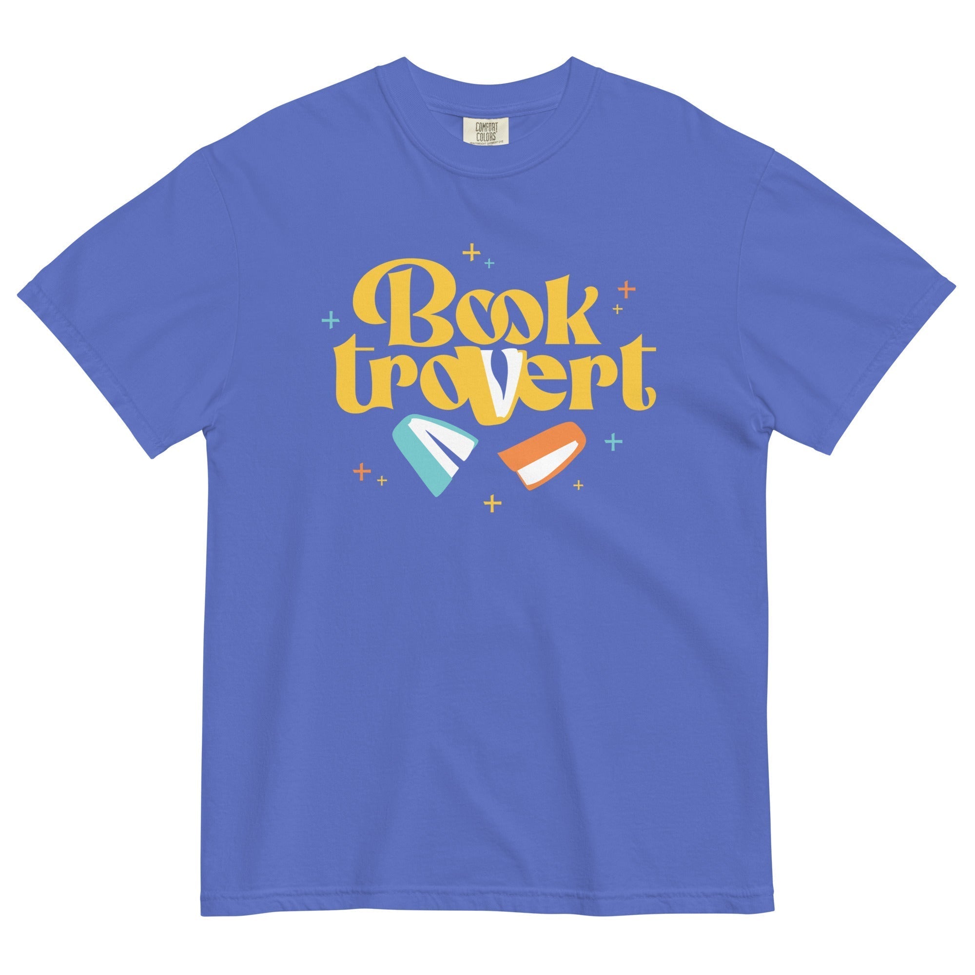 Booktrovert Men's Relaxed Fit Tee Hoodie, Sweatshirt | CoreVibeTees.com (Image 4)