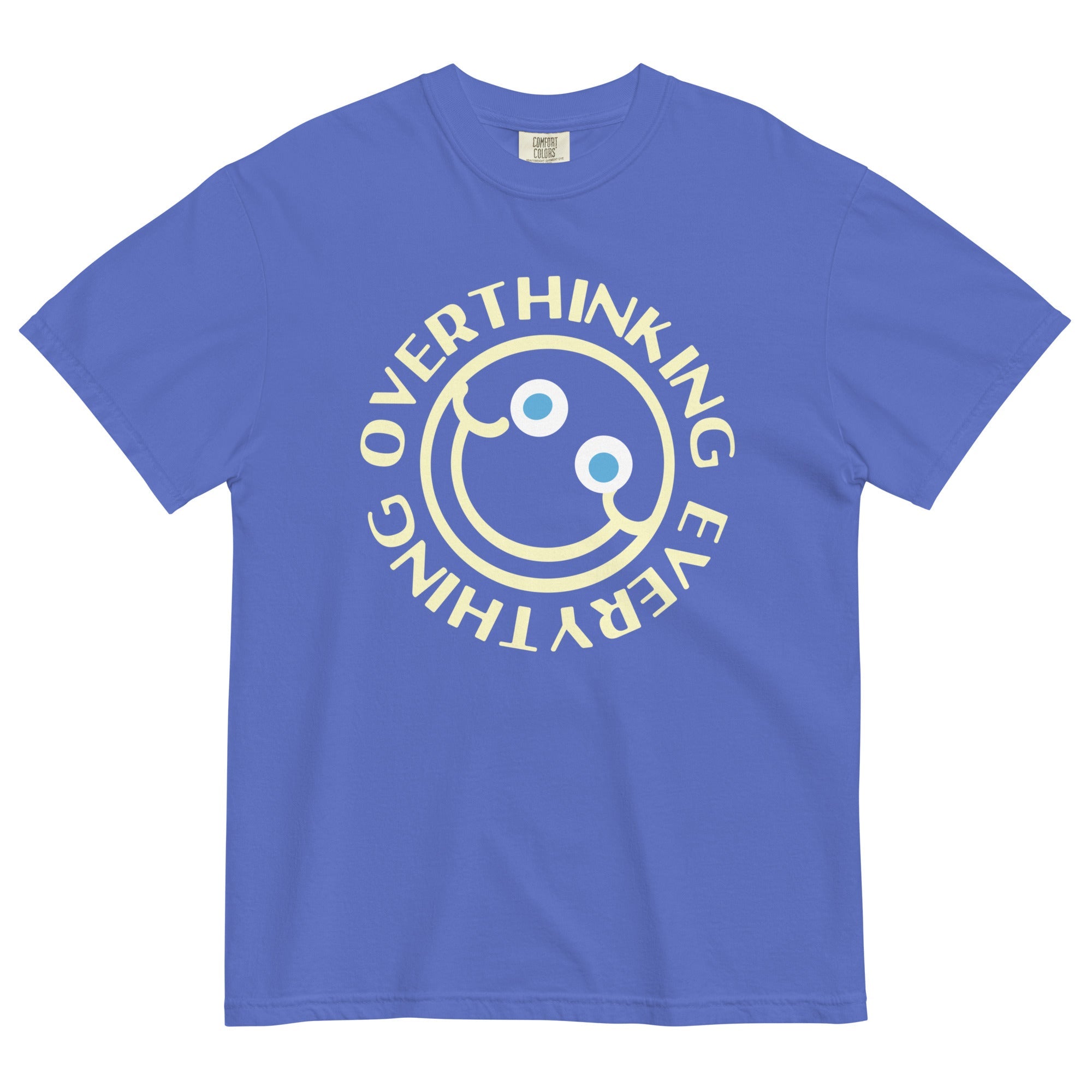 Overthinking Everything Men's Relaxed Fit Tee Hoodie, Sweatshirt | CoreVibeTees.com (Image 1)