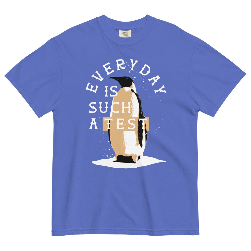 Everyday Is Such A Test Men's Relaxed Fit Tee Hoodie, Sweatshirt | CoreVibeTees.com (Image 4)