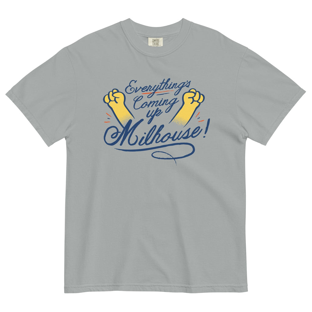 Everything's Coming Up Milhouse! Men's Relaxed Fit Tee Hoodie, Sweatshirt | CoreVibeTees.com (Image 1)