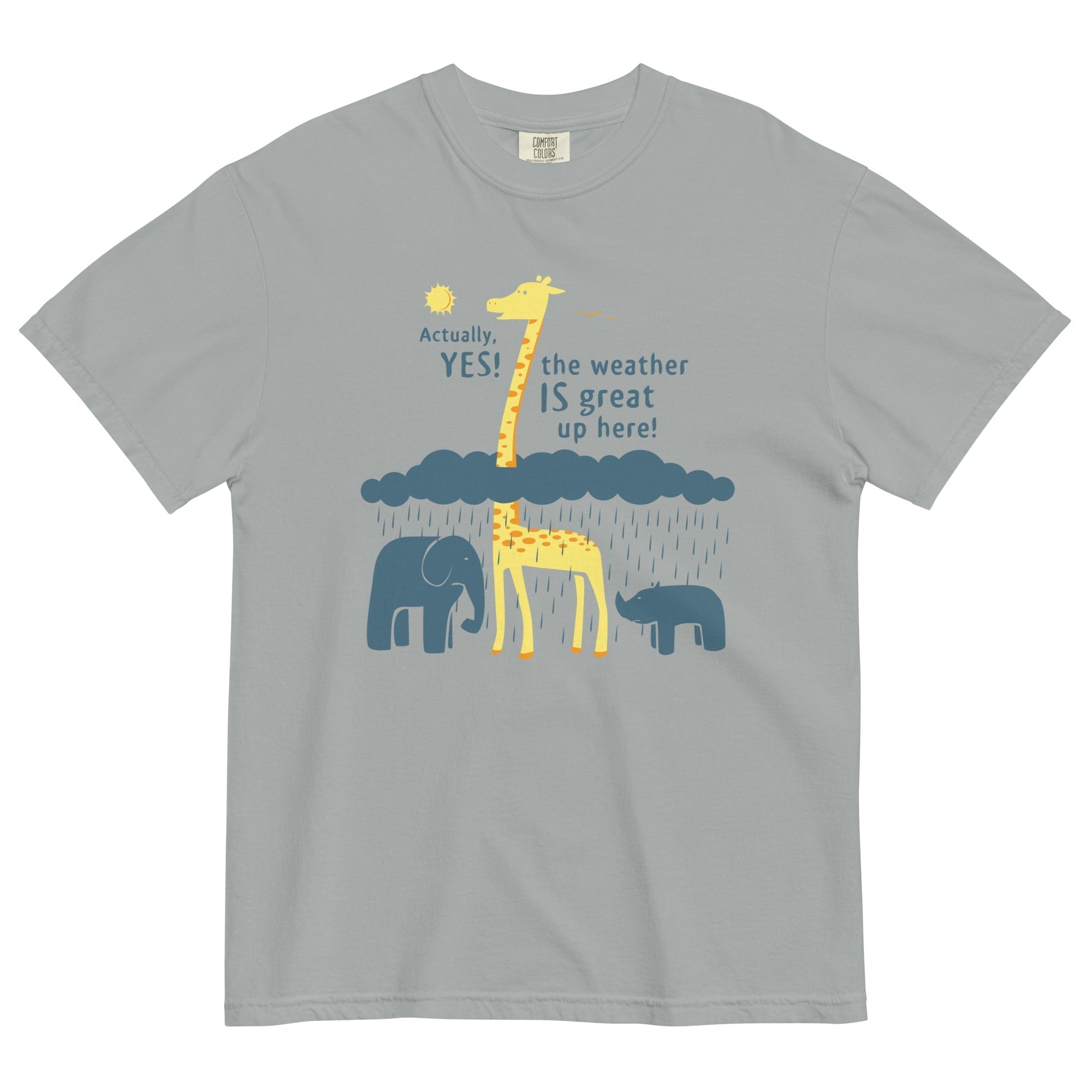 The Weather Is Great Up Here! Men's Relaxed Fit Tee Hoodie, Sweatshirt | CoreVibeTees.com (Image 3)