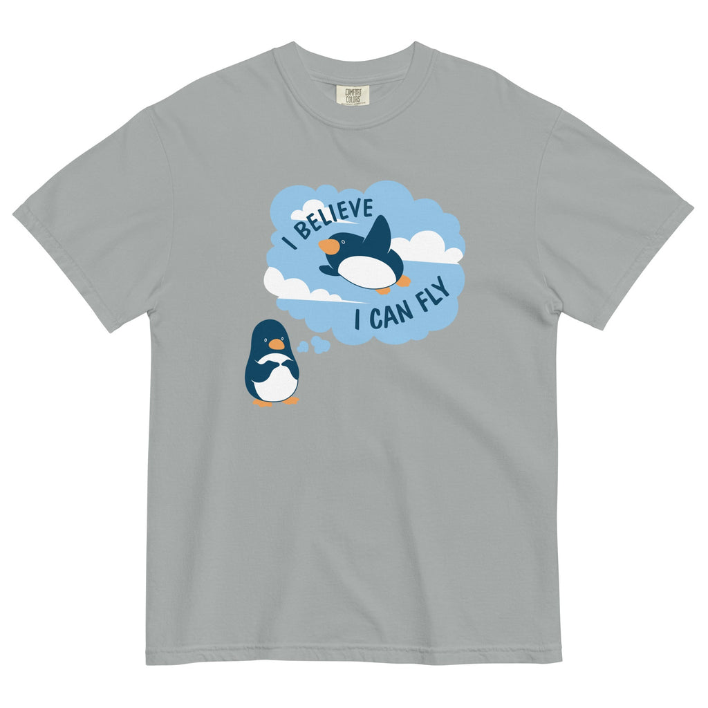 I Believe I Can Fly Men's Relaxed Fit Tee Hoodie, Sweatshirt | CoreVibeTees.com (Image 1)