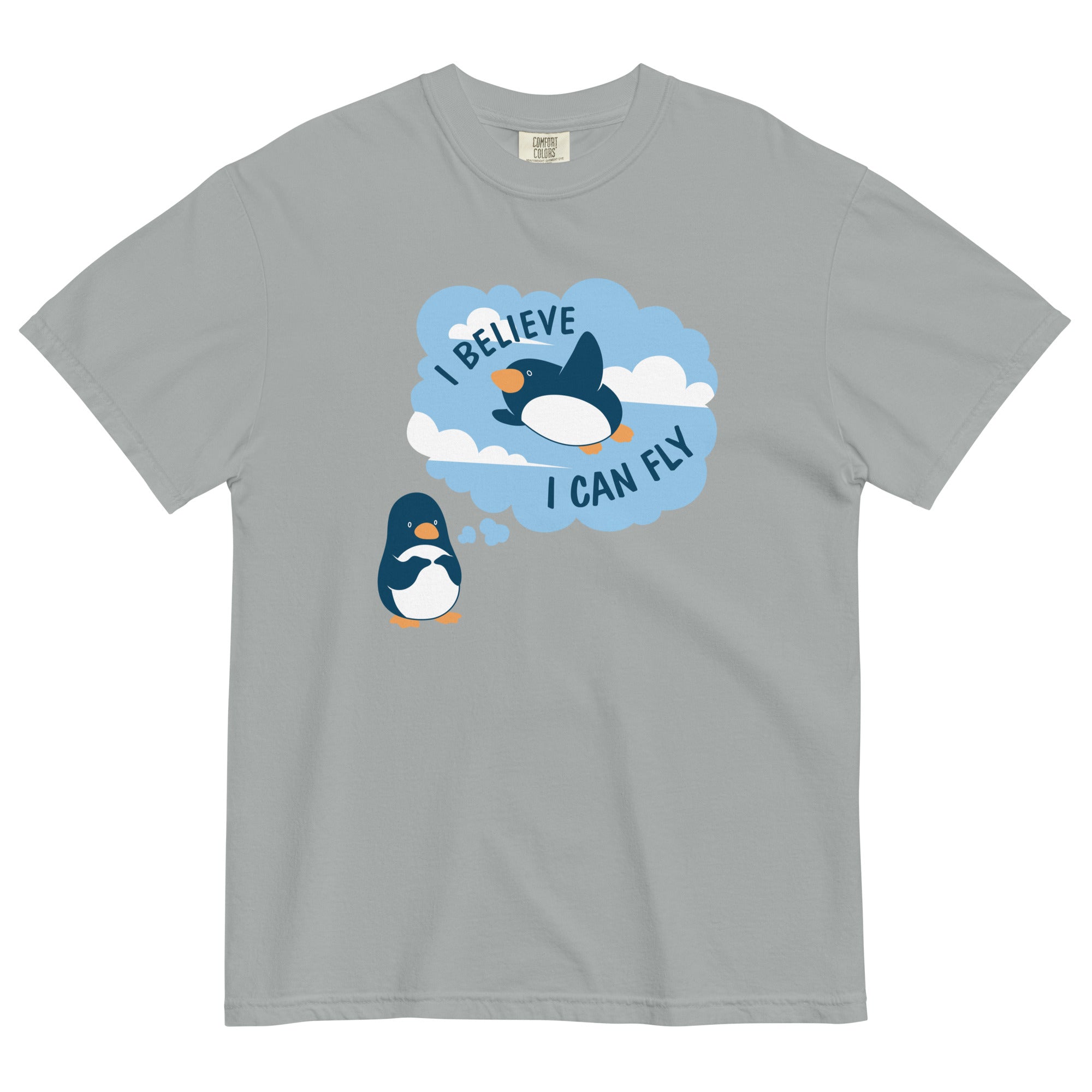 I Believe I Can Fly Men's Relaxed Fit Tee Hoodie, Sweatshirt | CoreVibeTees.com (Image 1)
