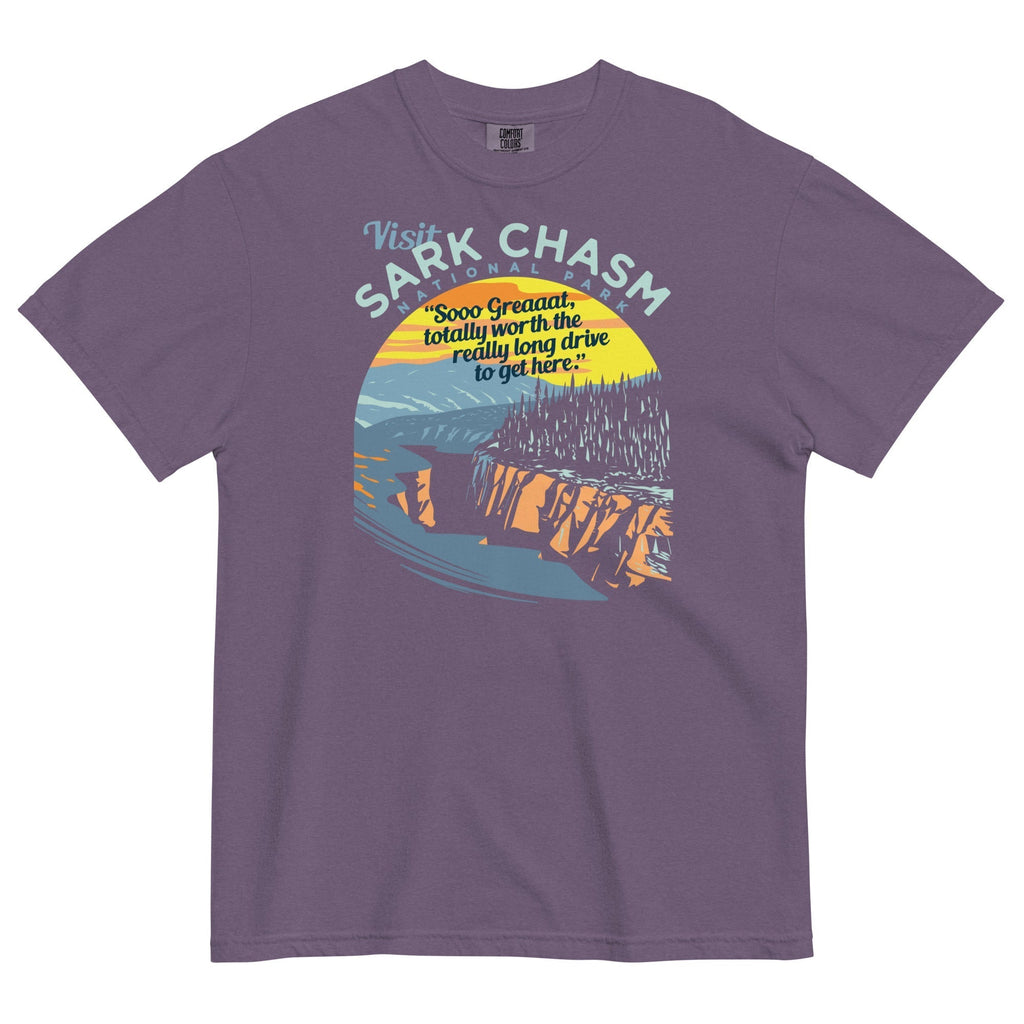 Visit Sark Chasm Men's Relaxed Fit Tee Hoodie, Sweatshirt | CoreVibeTees.com (Image 4)