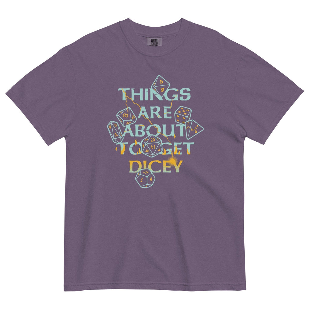 Things Are About To Get Dicey Men's Relaxed Fit Tee Hoodie, Sweatshirt | CoreVibeTees.com (Image 4)