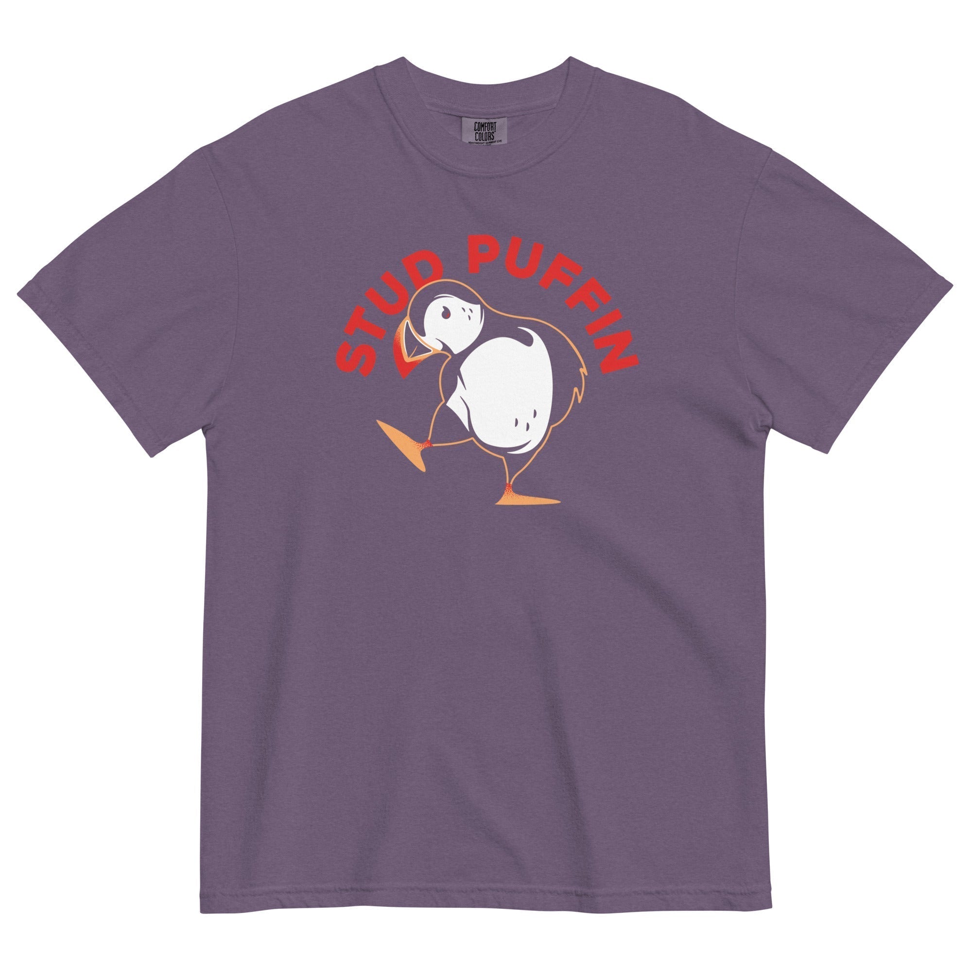 Stud Puffin Men's Relaxed Fit Tee Hoodie, Sweatshirt | CoreVibeTees.com (Image 4)