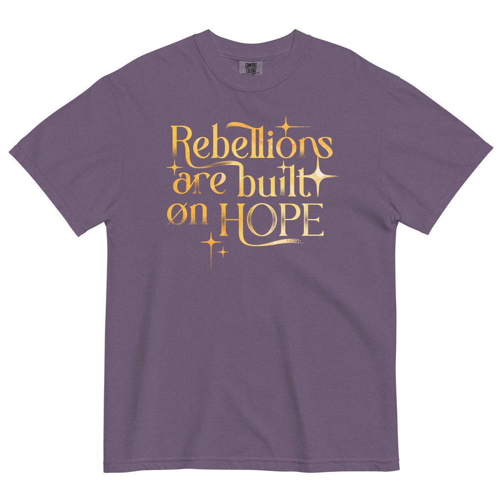 Rebellions Are Built On Hope Men's Relaxed Fit Tee Hoodie, Sweatshirt | CoreVibeTees.com (Image 4)