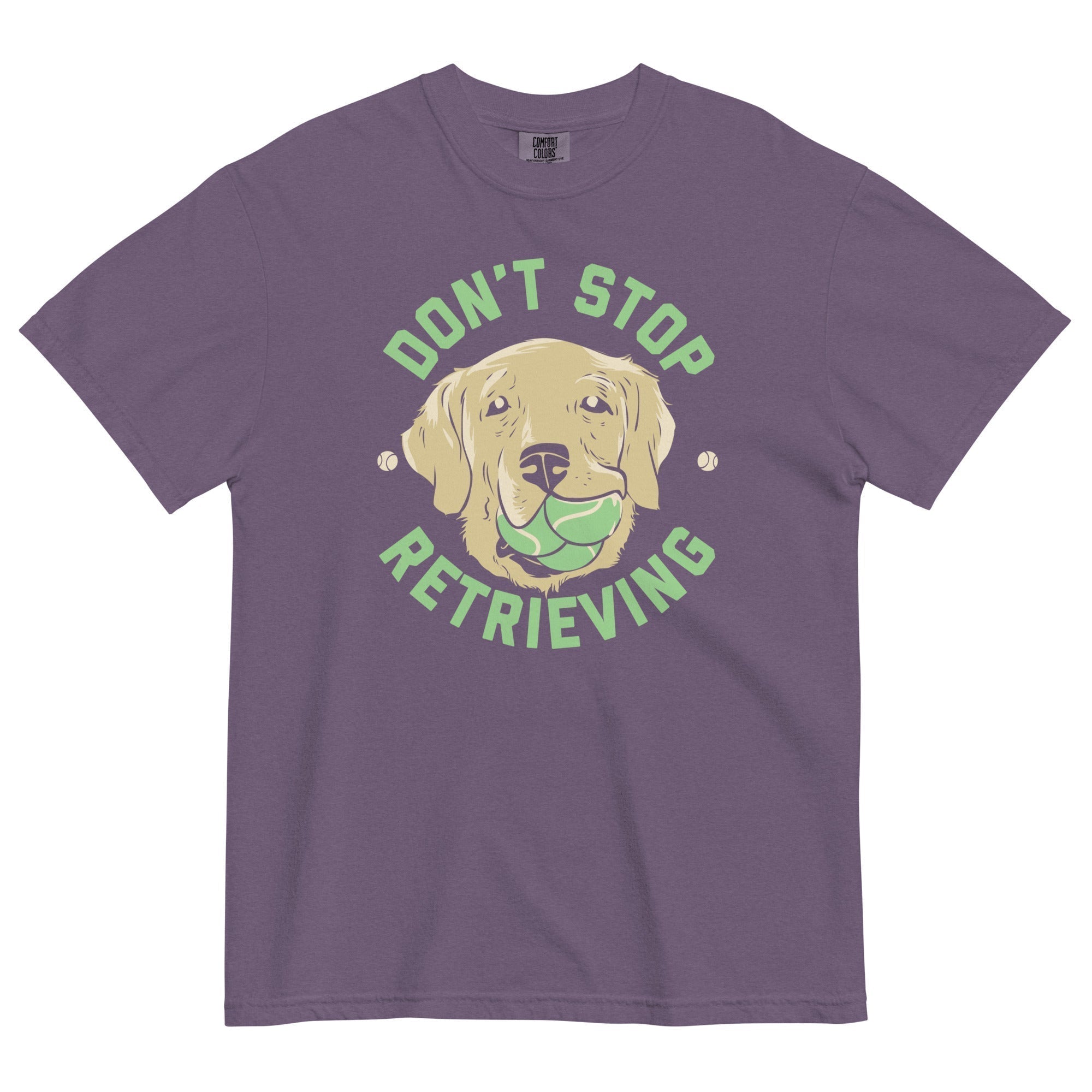 Don't Stop Retrieving Men's Relaxed Fit Tee Hoodie, Sweatshirt | CoreVibeTees.com (Image 3)