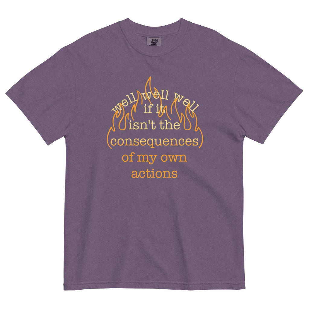 The Consequences Of My Own Actions Men's Relaxed Fit Tee Hoodie, Sweatshirt | CoreVibeTees.com (Image 3)