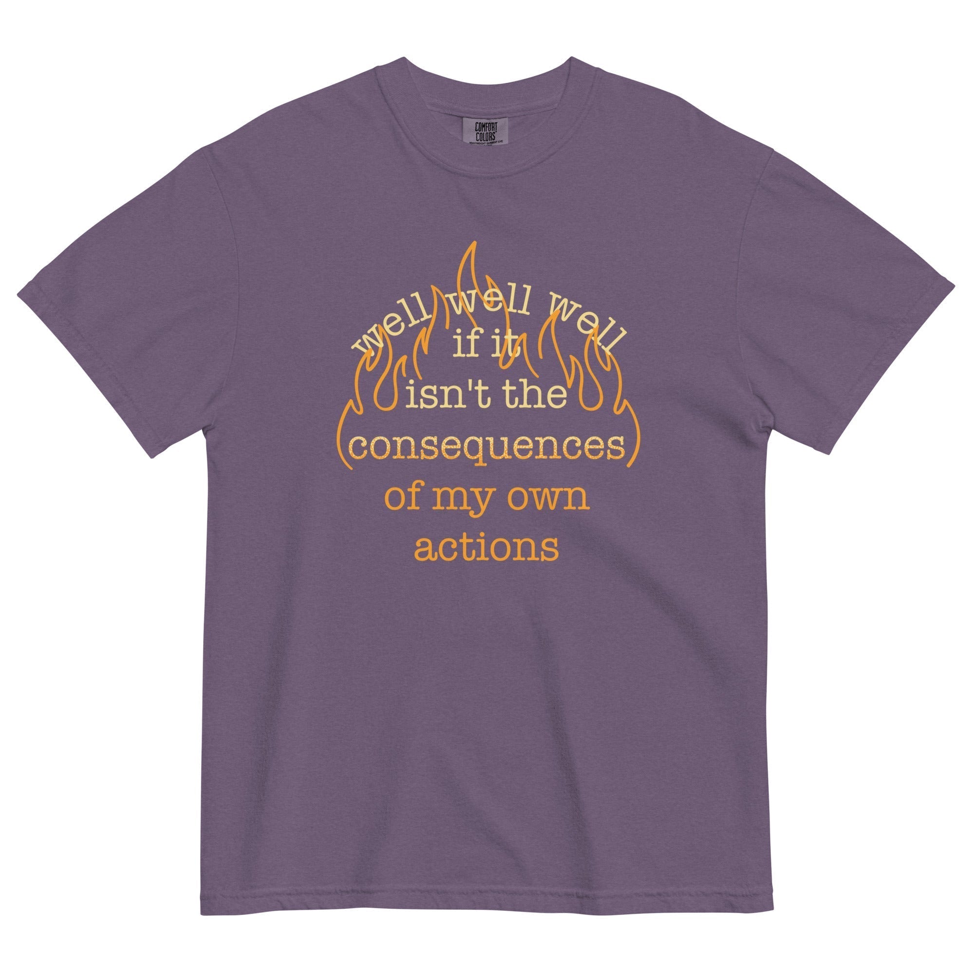 The Consequences Of My Own Actions Men's Relaxed Fit Tee Hoodie, Sweatshirt | CoreVibeTees.com (Image 3)
