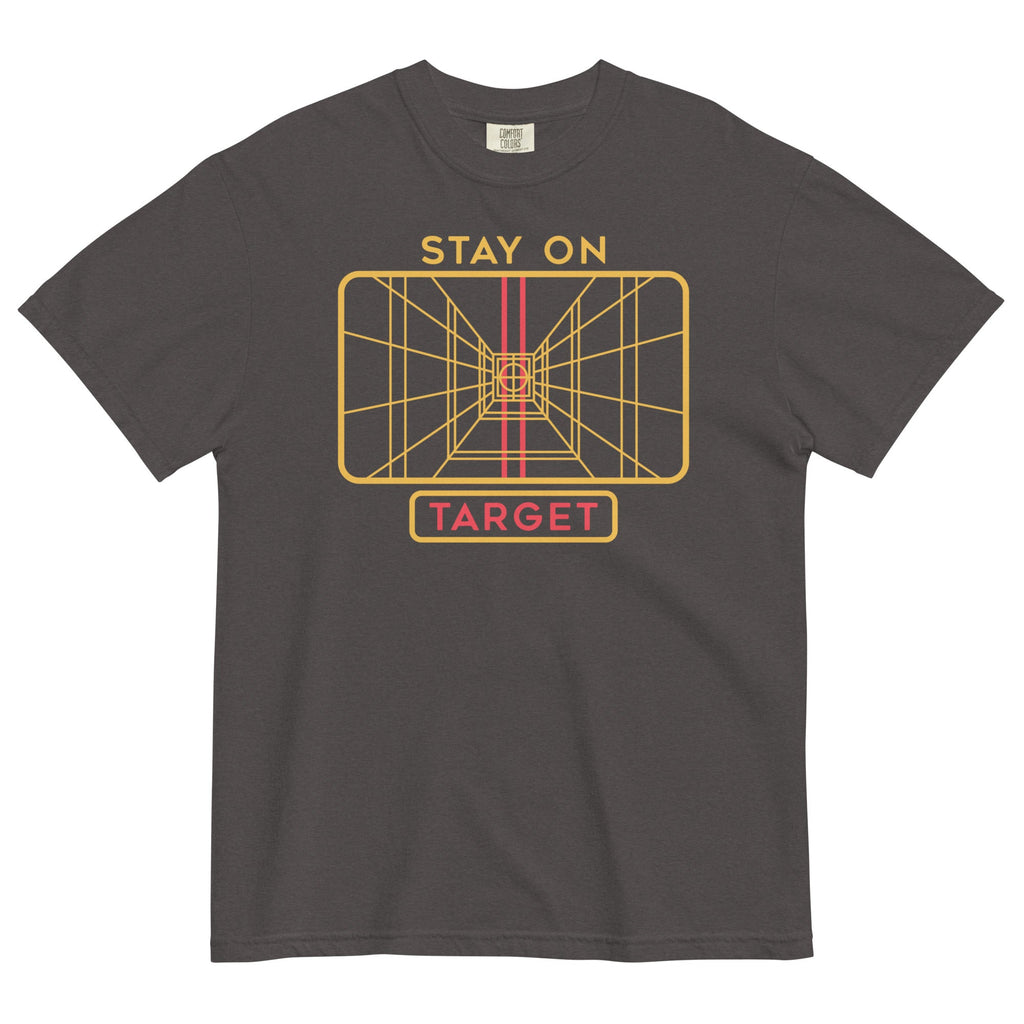 Stay On Target Men's Relaxed Fit Tee Hoodie, Sweatshirt | CoreVibeTees.com (Image 3)