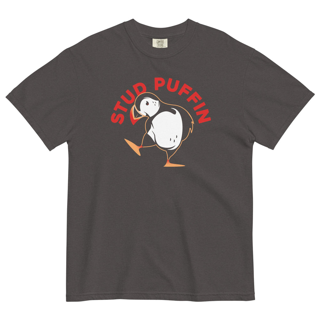 Stud Puffin Men's Relaxed Fit Tee Hoodie, Sweatshirt | CoreVibeTees.com (Image 3)