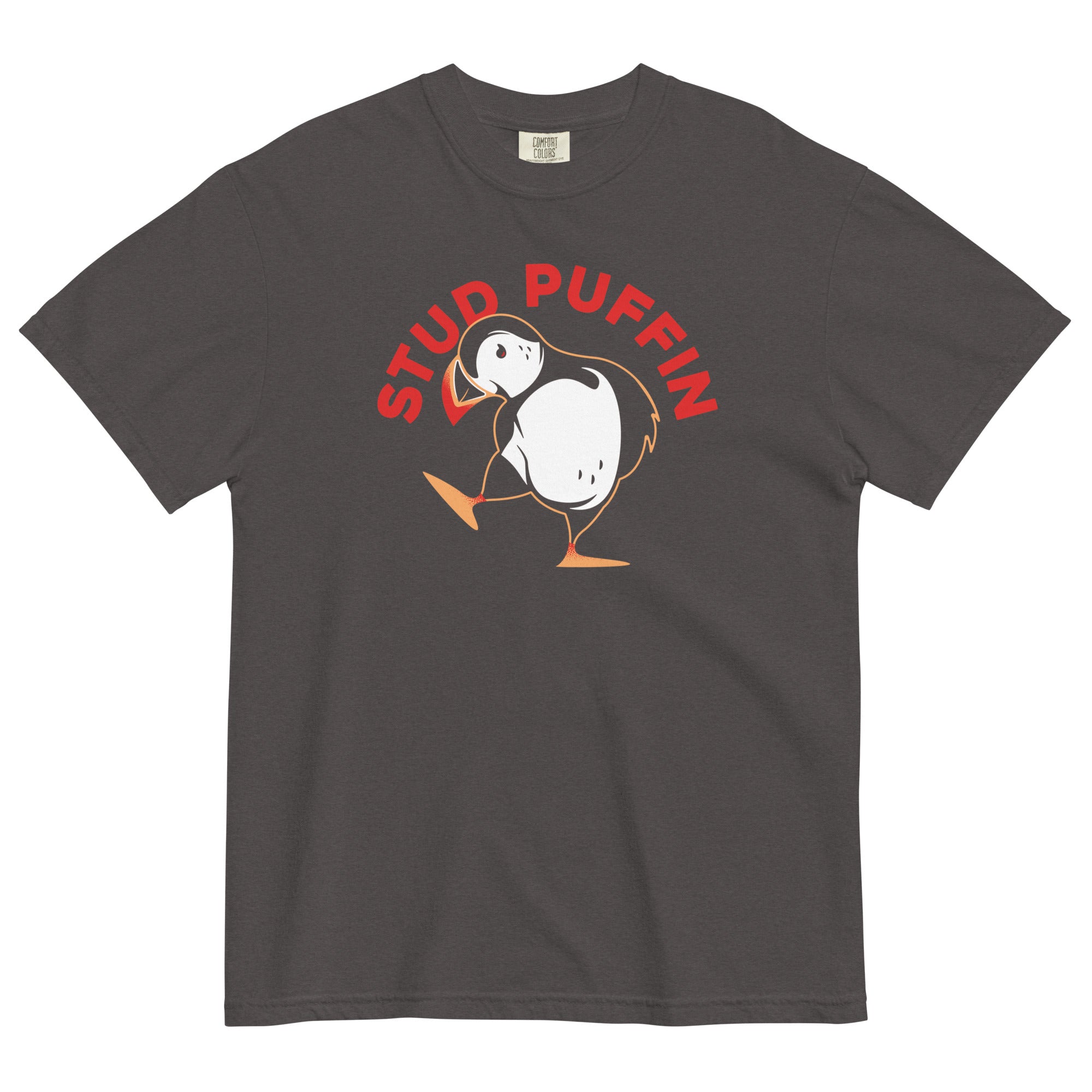 Stud Puffin Men's Relaxed Fit Tee Hoodie, Sweatshirt | CoreVibeTees.com (Image 3)