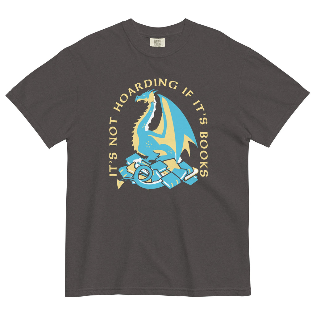 It's Not Hoarding If It's Books Men's Relaxed Fit Tee Hoodie, Sweatshirt | CoreVibeTees.com (Image 1)