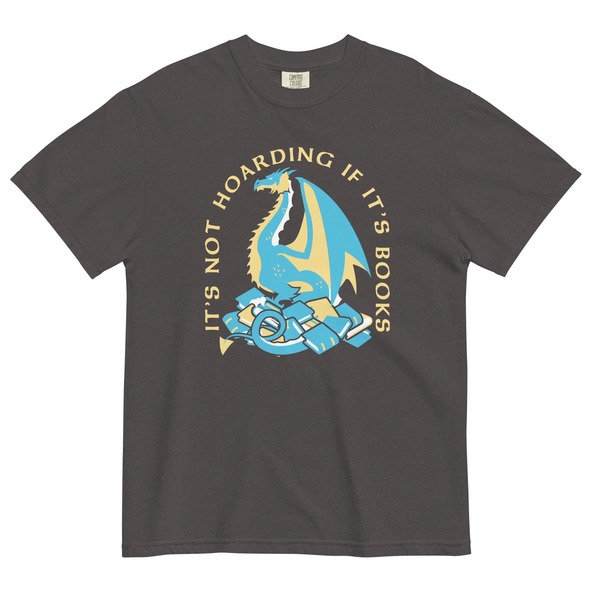 It's Not Hoarding If It's Books Men's Relaxed Fit Tee Hoodie, Sweatshirt | CoreVibeTees.com (Image 1)