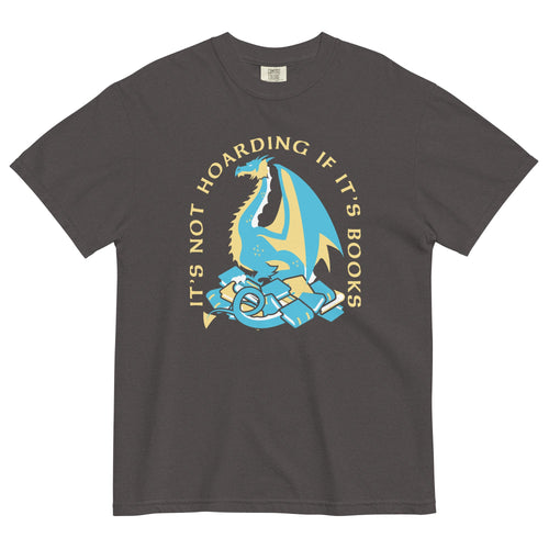 It's Not Hoarding If It's Books Men's Relaxed Fit Tee Hoodie, Sweatshirt | CoreVibeTees.com (Image 1)