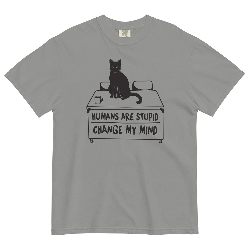 Humans Are Stupid Men's Relaxed Fit Tee Hoodie, Sweatshirt | CoreVibeTees.com (Image 2)