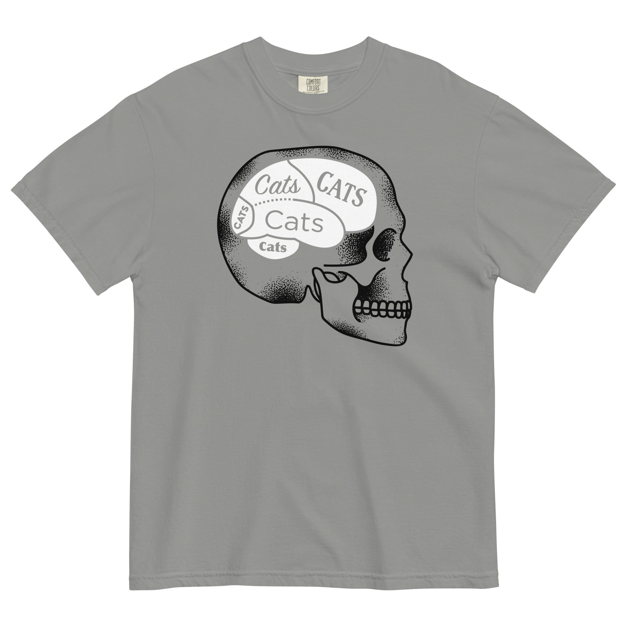 Cats On The Brain Men's Relaxed Fit Tee Hoodie, Sweatshirt | CoreVibeTees.com (Image 1)