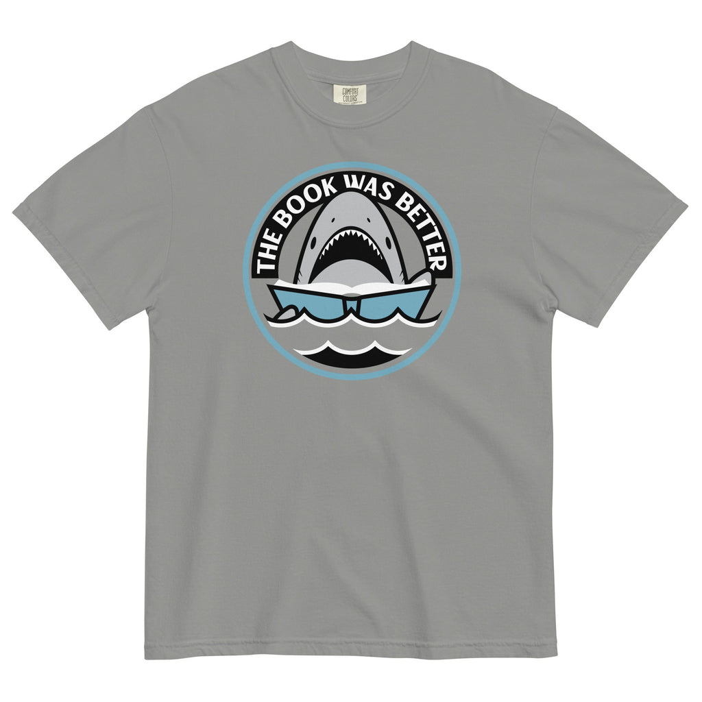 The Book Was Better Men's Relaxed Fit Tee Hoodie, Sweatshirt | CoreVibeTees.com (Image 1)