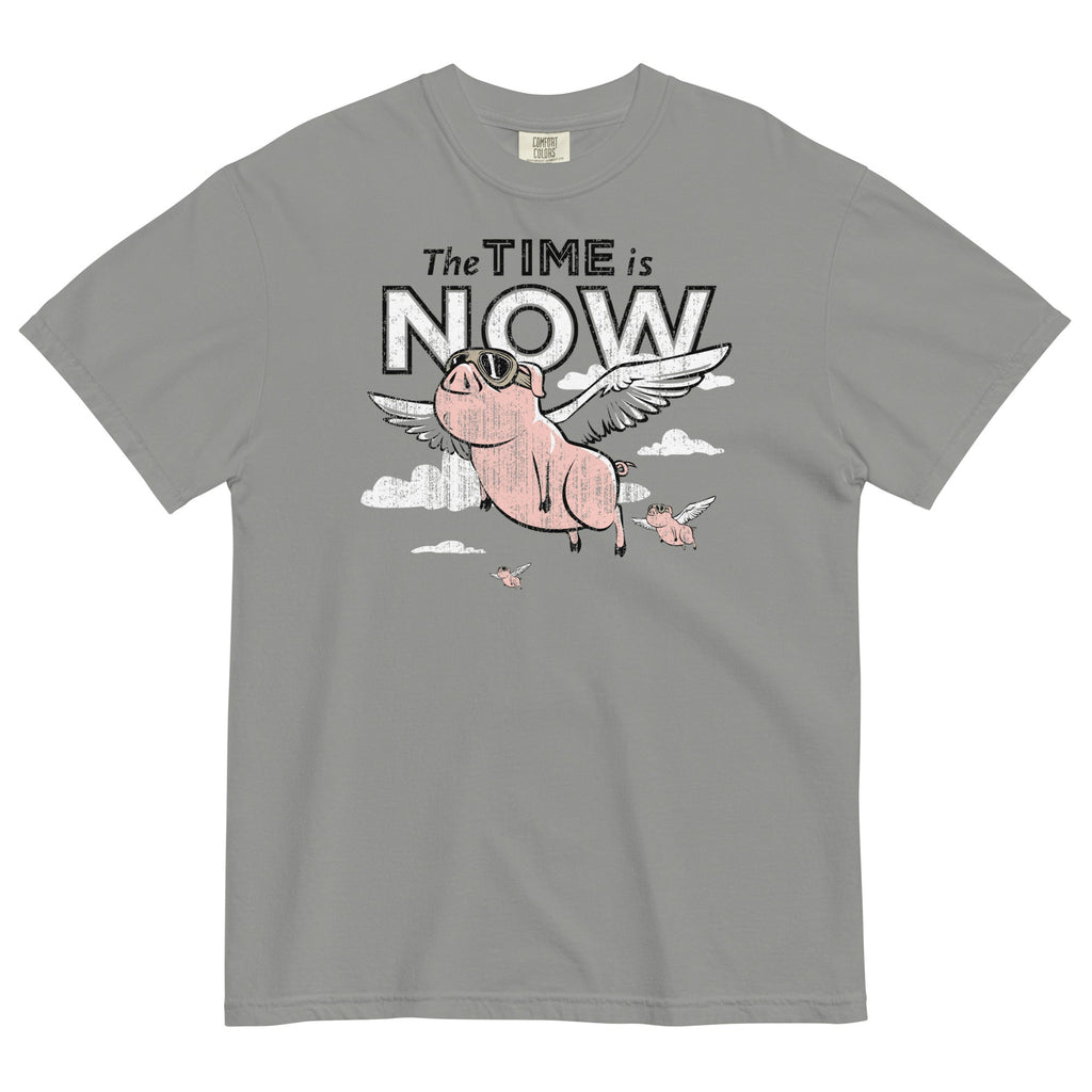 The Time Is Now Men's Relaxed Fit Tee Hoodie, Sweatshirt | CoreVibeTees.com (Image 1)