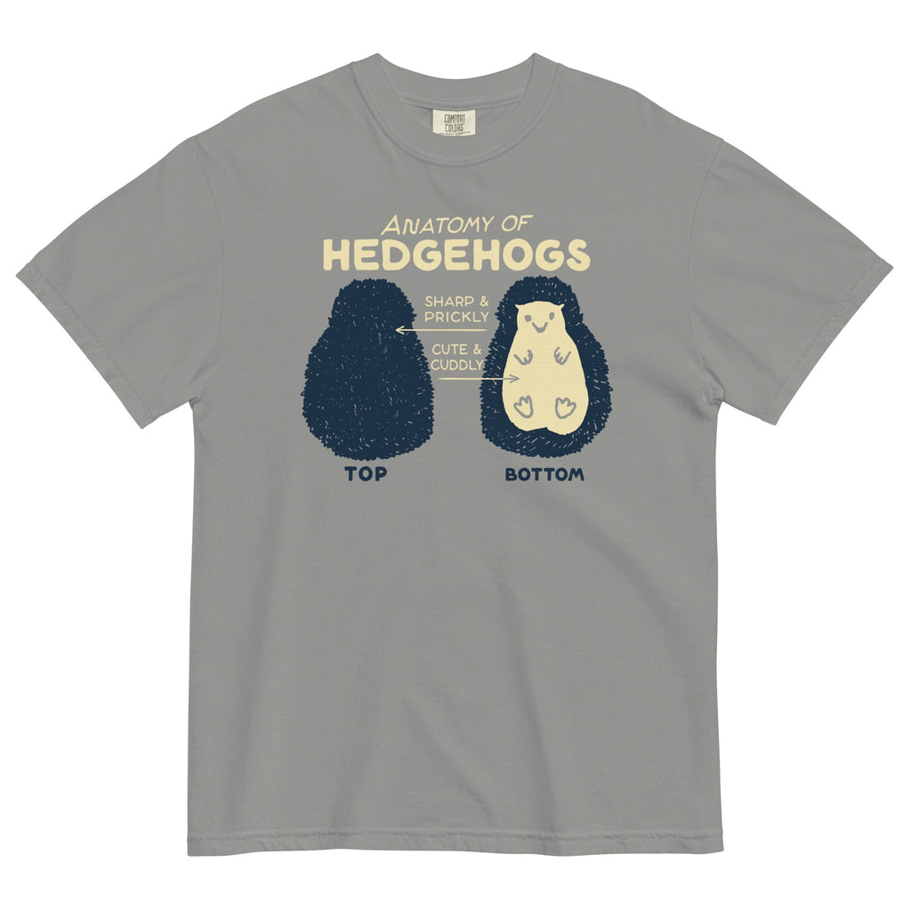 Anatomy Of Hedgehogs Men's Relaxed Fit Tee Hoodie, Sweatshirt | CoreVibeTees.com (Image 4)