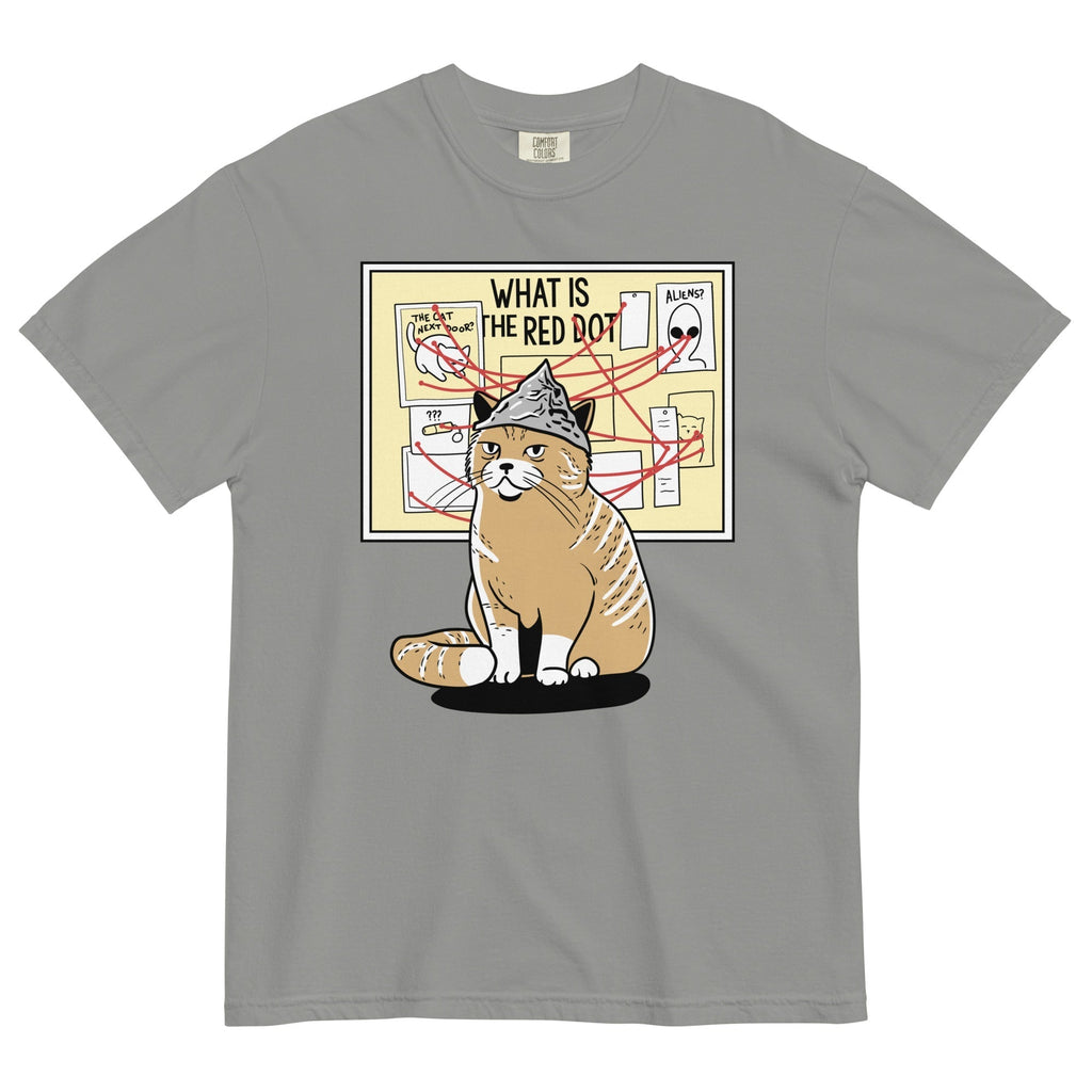 What Is The Red Dot? Men's Relaxed Fit Tee Hoodie, Sweatshirt | CoreVibeTees.com (Image 4)