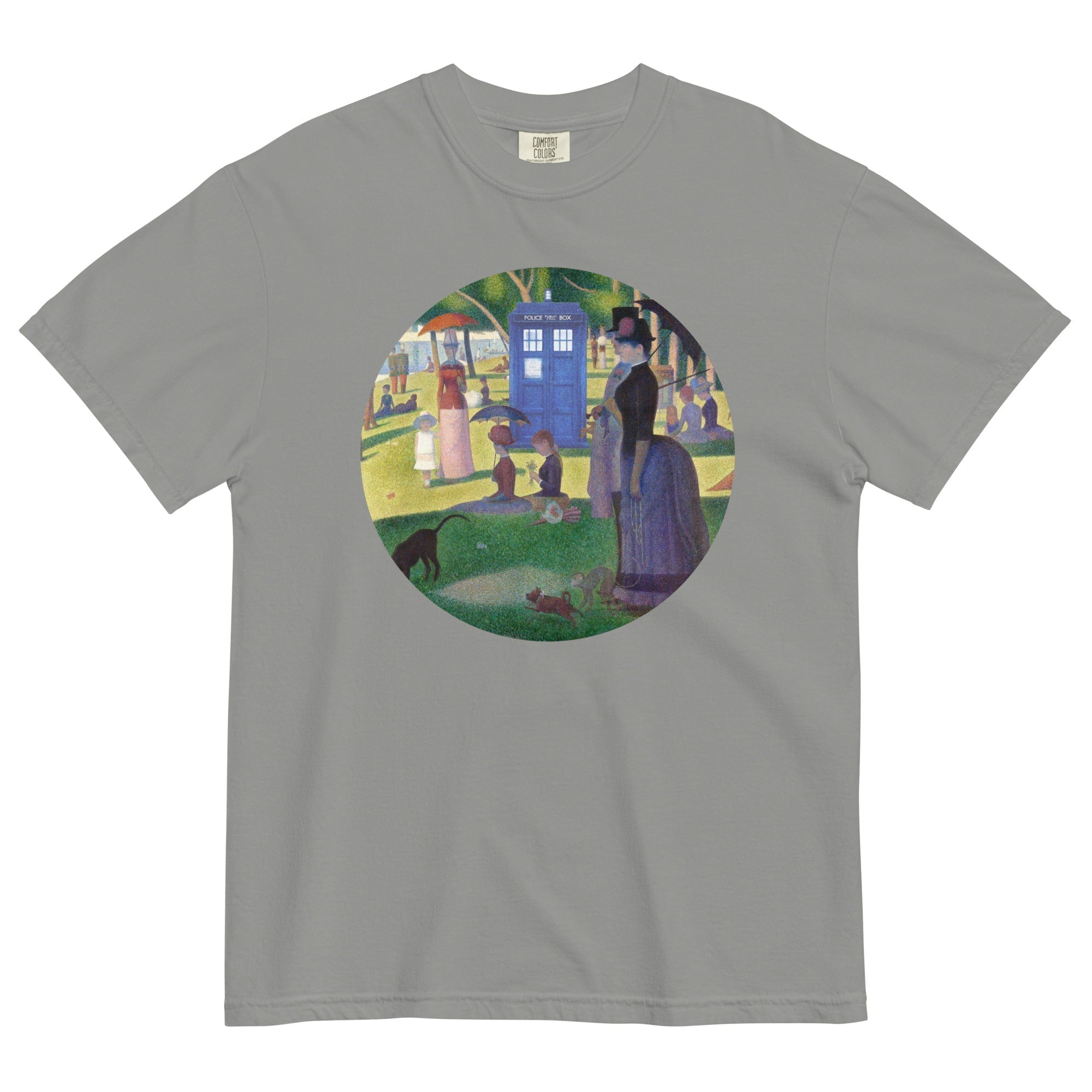 Tardis On La Grande Men's Relaxed Fit Tee Hoodie, Sweatshirt | CoreVibeTees.com (Image 4)