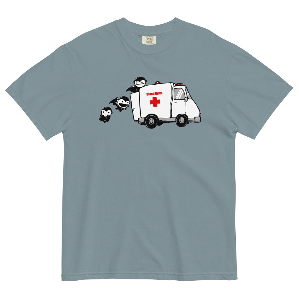 Blood Drive Vampires Men's Relaxed Fit Tee Hoodie, Sweatshirt | CoreVibeTees.com (Image 2)